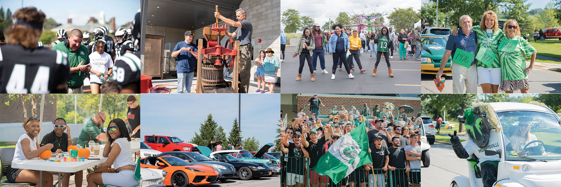 SUNY Morrisville students, faculty and staff participate in a variety of activities during Mustang Weekend.