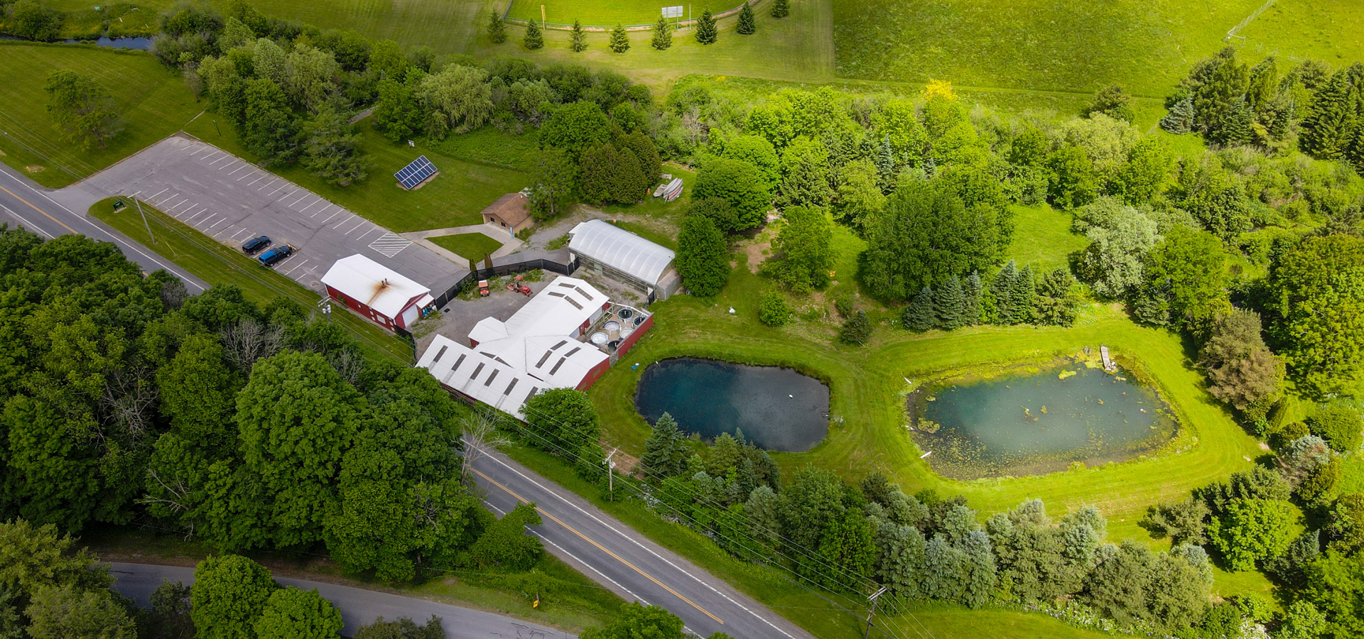 The Aquaculture Center and ponds