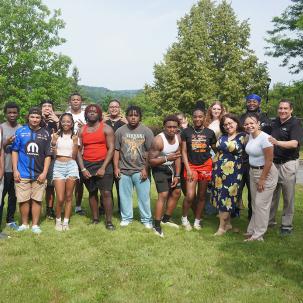 This year's EOP Summer Academy peer mentors and team